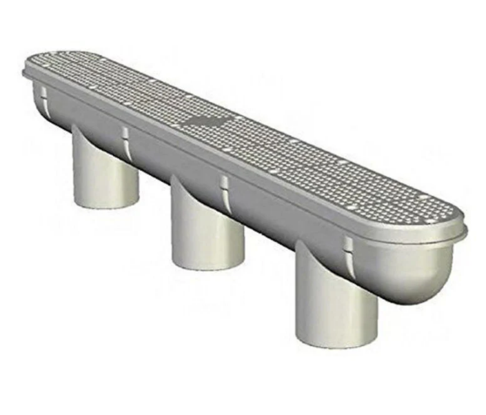 CMP 32” Channel Drain With Body - White