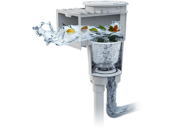 SkimMaster Round Skimmer - 2" SKT x 2 1⁄2" SPIG - 4.5" Throat (SP1072S2)