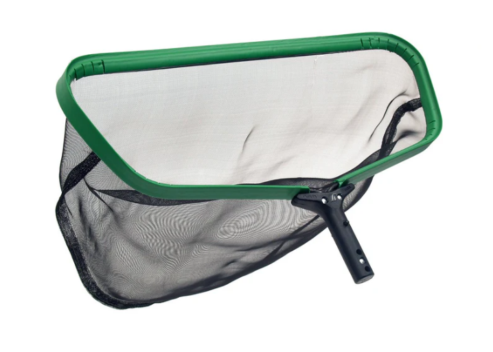 Black 24" Gator Tuff Duty Pool Leaf Rake with Green Leading Edge (GTTD)