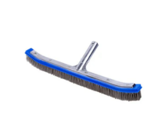 18" STAINLESS STEEL BRISTLE BRUSH WITH ALUMINIUM HANDLE