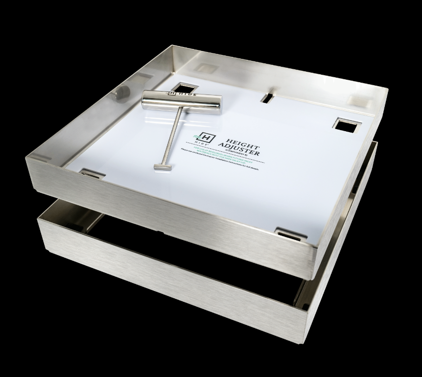 12” Hide Skimmer Lid & Access Cover Kit - 1.2" Depth